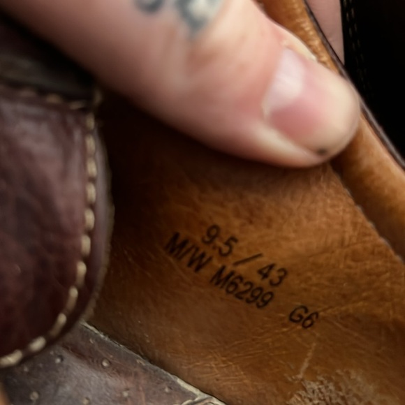 Vintage Born Leather Clog Flat Shoes size 9.5 - Picture 4 of 6